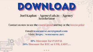 Joel Kaplan – AgencyLab.io – Agency Accelerator