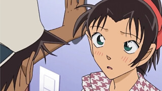 Advanced scene when Heiji kisses Kaito Kid and Haha!