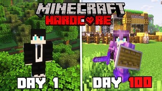 I Survived 100 Days in Hardcore Minecraft...