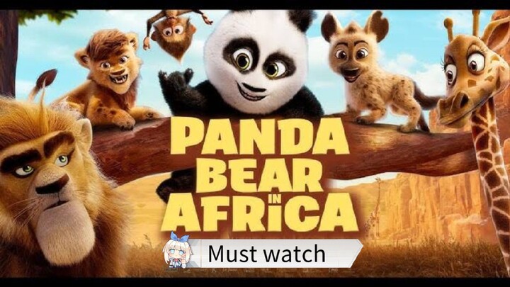 Panda Bear in Africa 2024 | Dual Audio | Hollywood movies | Hindi Dubbed movie | Animation movies