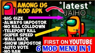 AMONG US NEW🔥 NEW UPDATE🔥 (MOD MENU) VERSION 2020 11.17 Wall Hack Always Imposter Anti Ban GOD MODE