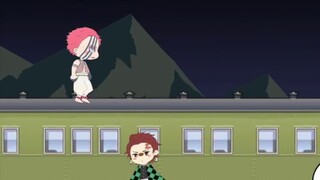Demon Slayer Sand Sculpture Fan Game: Infinite Train Run