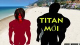 GTA 5 - Attack on Titan - Titan đen xuất hiện - Eren đỏ ngăn cản | GHTG