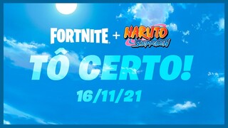 Fortnite terá crossover com Naruto Shippuden (SIM, ESTÁ ACONTECENDO)