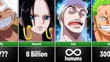 How Many Human Need to Kill One Piece Characters