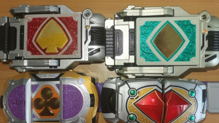 Dibutuhkan 49 detik untuk menunjukkan sabuk DX lengkap Kamen Rider Blade