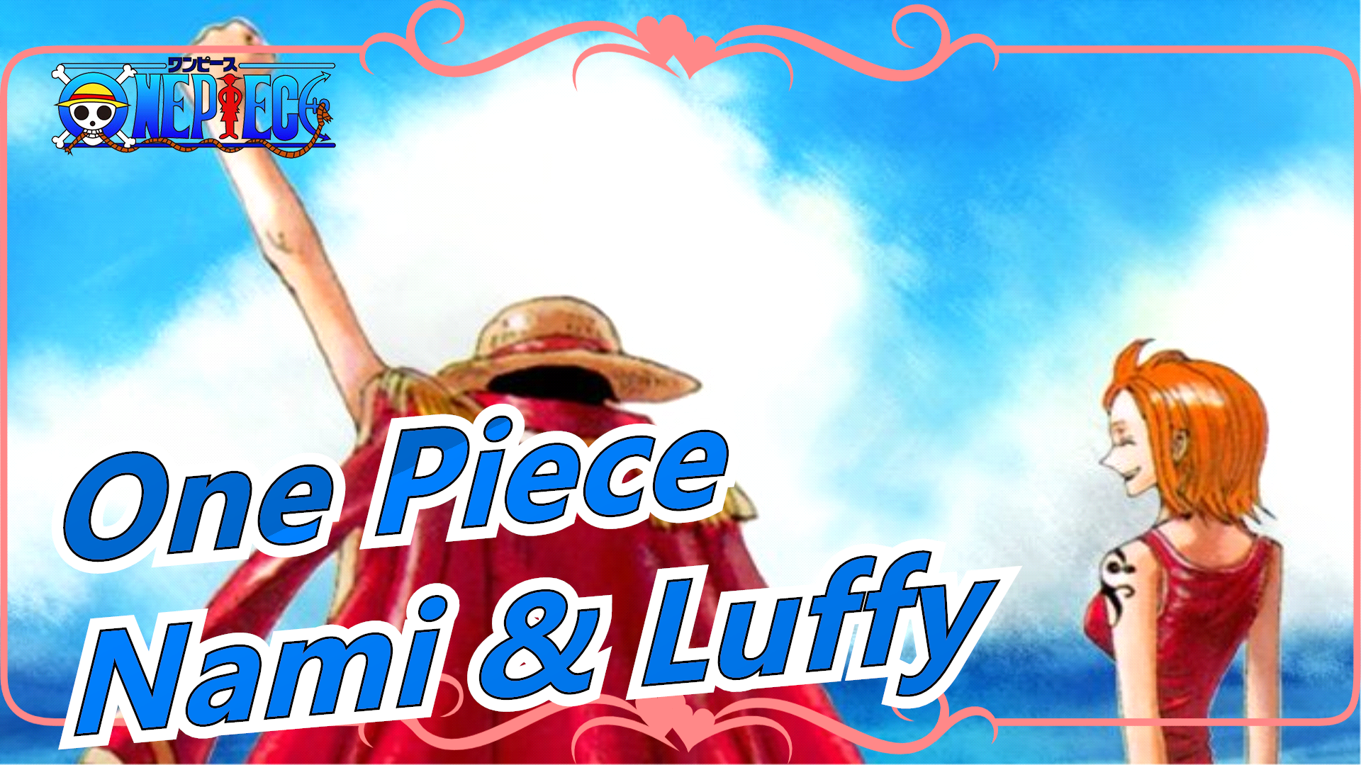 one piece nami and luffy wallpaper