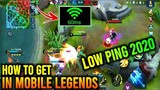 HOW TO GET LOW PING IN MOBILE LEGENDS 2020 || HOW TO LOW PING IN ML 2020
