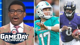 Michael Irvin breaks down Ravens vs Dolphins, Lamar Jackson or Tua Tagovailoa who will win?