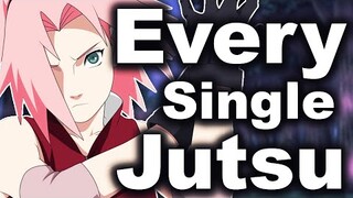 Every Jutsu Sakura Haruno Can Do