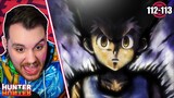 OH NO... | Hunter x Hunter Episode 112 and 113 REACTION + REVIEW