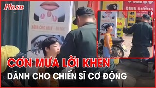 Hình ảnh đẹp của chiến sĩ CSCĐ trong Lễ kỷ niệm 70 năm Chiến thắng Điện Biên Phủ - PLO