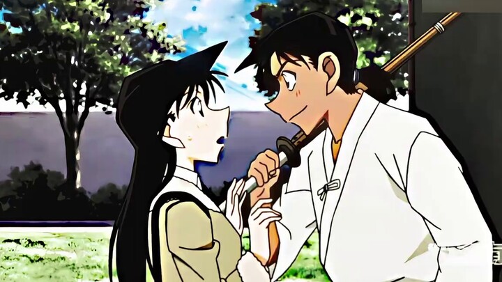 Shinichi: Hattori, kamu benar-benar saudaraku yang baik. Pukul aku dengan keras!