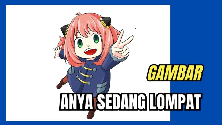 Mau liat gambar anya sedang lompat?