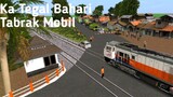 Ka Tegal Bahari Tabrak Mobil di Tirus, Tegal | Trainz Simulator Android | TSA
