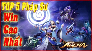 🌸Onmyoji Arena: TOP 5 Pháp Sư Có Tỷ Lệ Win Cao Nhất - Đầu Mùa 11