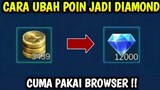 BUG TERBARU!!! | CARA UBAH POIN JADI DIAMOND MOBILE LEGEND VIA CHROME | BUG ML