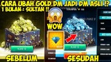 ASLI / BUG ? CARA UBAH DM GOLD JADI DIAMOND ASLI !? GOLD DIAMOND SHOP - Free Fire