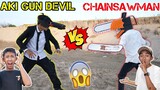 CHAINSAWMAN VS AKI GAN D3VIL DIDUNIA NYATA?! KASIHAN ARIK MENGHIL4NG..| Mikael TubeHD