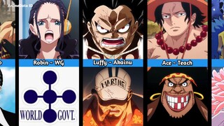 KARAKTER ONE PIECE BESERTA MUSUH YANG DIA BENCI❗