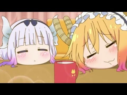 Kobayashi-san chi no Dragon Maid|Kanna-san cute moments/w saikawaðŸ’•