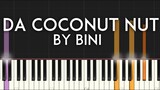 Da Coconut Nut by Bini (The Coconut song) synthesia piano tutorial with free sheet music