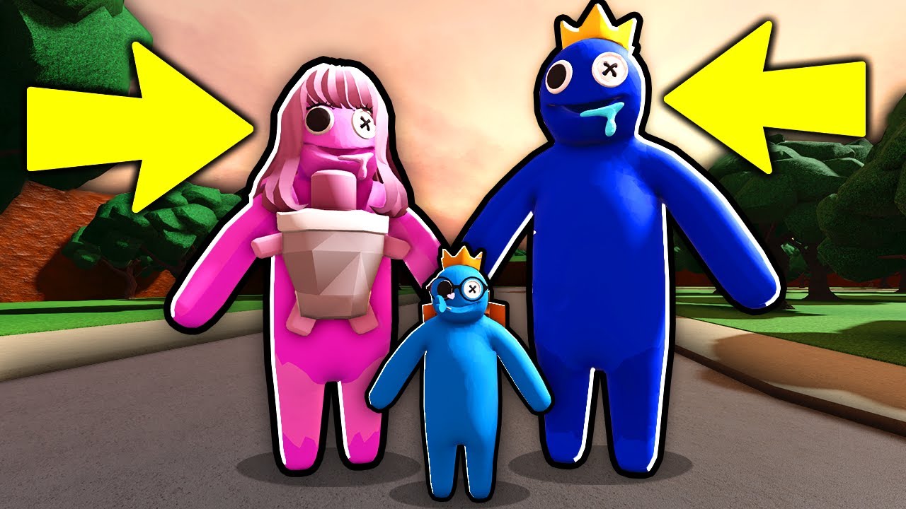 RAINBOW FRIENDS CHAPTER 2 com NOVOS AMIGOS do BLUE AZUL BABÃO!! em