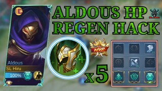 ALDOUS HP REGEN HACK/ALDOUS/MOBILE LEGENDS BANG BANG