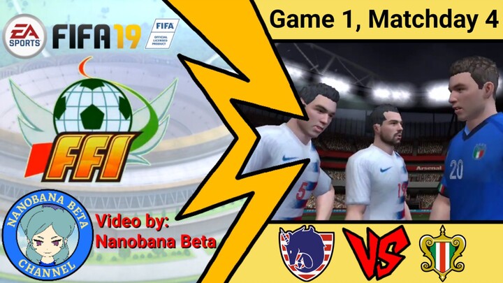 FIFA 19: Football Frontier International | Unicorn 🇺🇸 VS 🇮🇹 Orpheus (Game 1, MD 4)