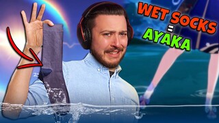 I SUMMONED AYAKA WITH WET SOCKS | Genshin Impact