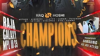 NOSTALGIA!!! Detik-detik RRQ HOSHI Juara MPL ID Season 9