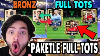 FULL TOTS REKOR İLK 11 (0 GEN KADRO AMA TOTS PAKETLER KADROYA) FC Mobile