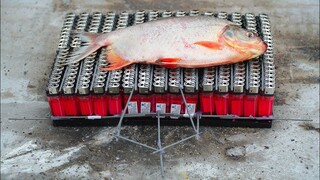 NTN - Thử Nướng Cá Với 300 Bật Lửa ( Grilling Fish With 300 Lighters)