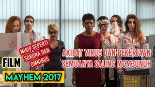 TIDAK DAPAT PESANGON DAN V!RUS MEMBUAT SEMUANYA SALING MEM3UNUH - Alur Cerita Film Mayhem  2017