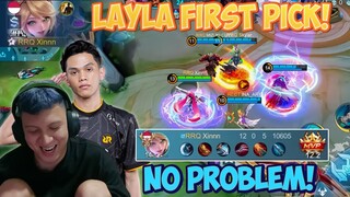 MAIN LAYLA FIRST PICK HERO POWER NO PROBLEM ! BERSAMA RRQ SKYLAR !