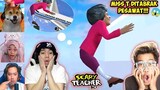 Reaksi Kocak Gamer Ngeprank Miss T Ditabrak Pesawat, AUTO MENINGGOY!!!😂 | Scary Teacher 3D Indonesia