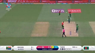 BAN vs SA 22nd Match, Group 2 Match Replay from ICC Mens T20 World Cup 2022