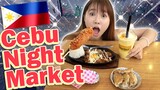 FEASTING in Cebu Philippines Night Market! Filipino Street Food is awesome