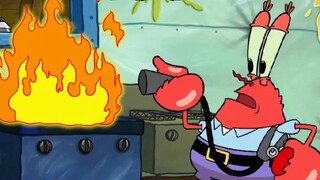 Mr. Krabs made his own crab pot according to a secret recipe and successfully shut down the Krusty K
