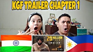 KGF Trailer Chapter 1 | Filipino Couple Reaction