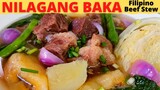 How to Cook NILAGANG BAKA | BEEF NILAGA RECIPE with Saging na SABA | Filipino Beef Soup
