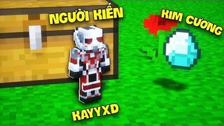 NẾU KAYYXD CÓ BỘ GIÁP CỦA ANH HÙNG NGƯỜI KIẾN TRONG MINECRAFT*SỨC MẠNH BIẾN NHỎ