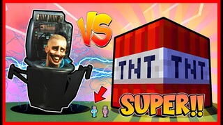 SKIBIDI TOILET VS TNT PALING BESAR di MINECRAFT !! Feat @sapipurba Minecraft