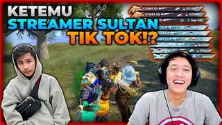 GAK NYANGKA BISA KETEMU STREAMER SULTAN TIKTOK , MAINNYA JAGO BANGET !! - PUBG MOBILE