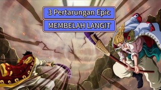 Pertarungan Membelah langit di onepiece.