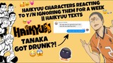 Haikyuu Characters Reacting To Y/n Ignoring Them For A Week || Haikyuu Texts