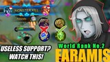 Faramis World Rank No.2 Full Gameplay | Mobile legends Bang Bang