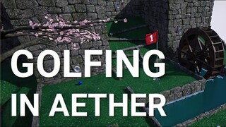 Golfing In Aether | Demo | GamePlay PC