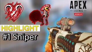 LEGENDARY SNIPER & BEST MOMENT HIGHLIGHT #13- APEX LEGENDS MOBILE