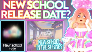 A HALO WAS MADE FOR THE NEW SCHOOL?! POSSIBLE RELEASE DATE? ROBLOX Royale High Update Theory